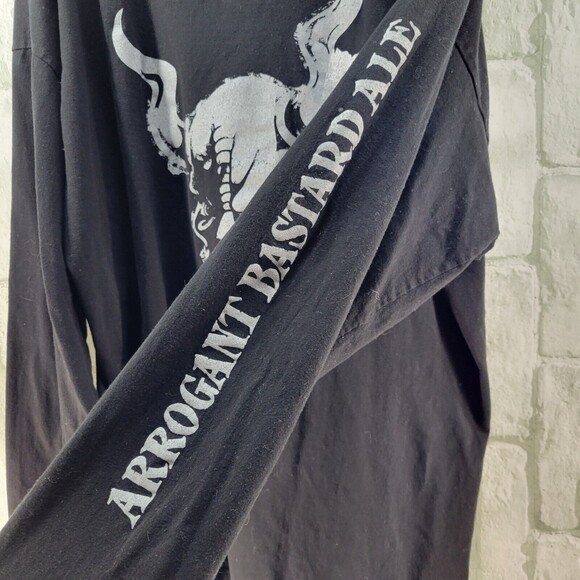 Stone Brewing Arrogant Bastard Ale Cheers to Me Long Sleeve T Shirt Tee XXL 2XL - Picture 8 of 9